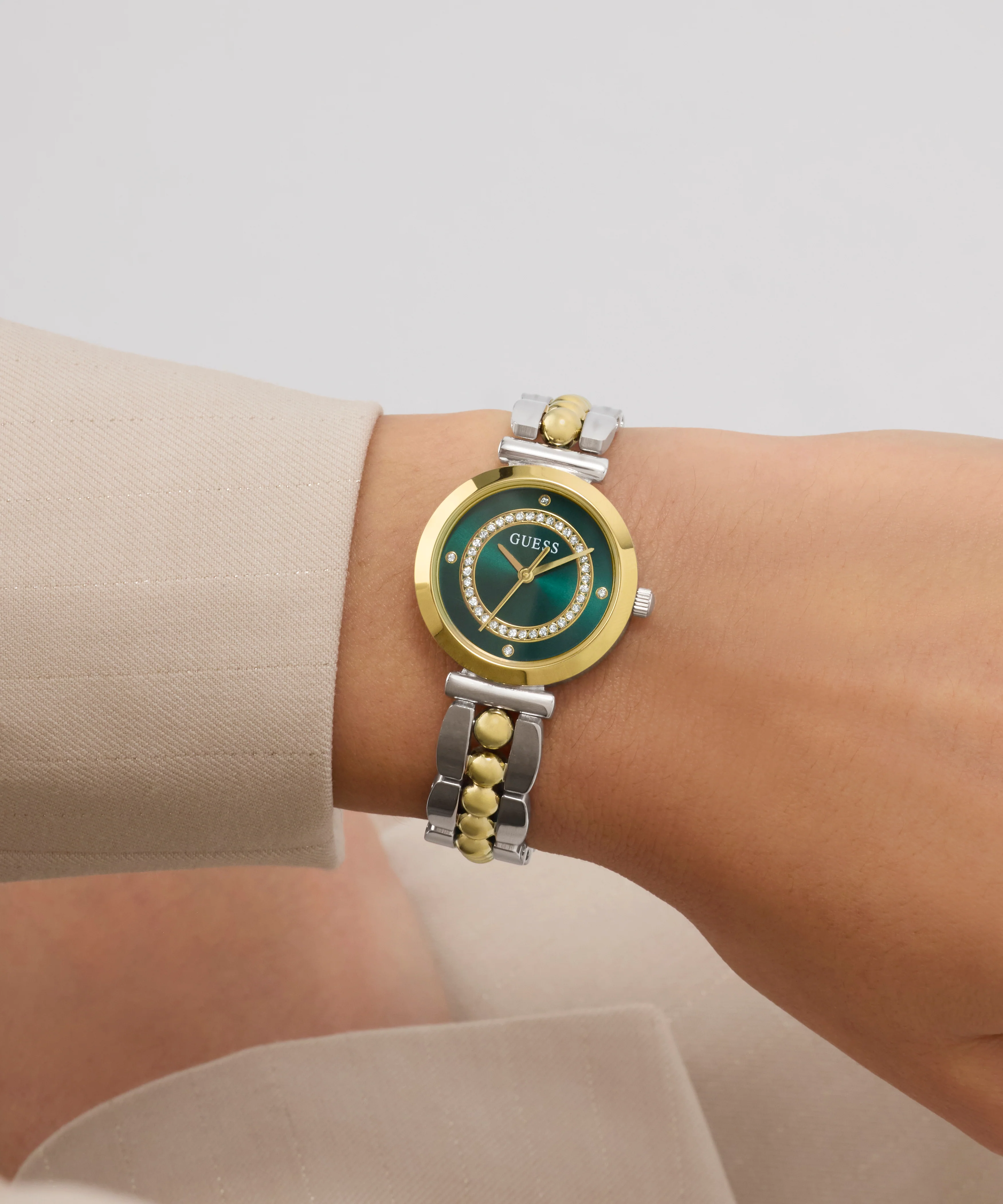 GUESS Ladies 2-Tone Analog Watch - Image 5