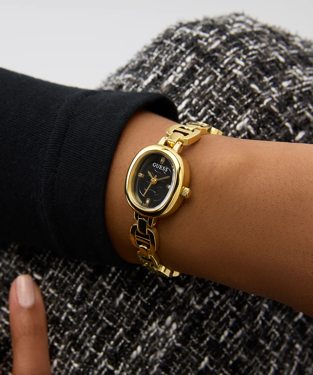 GUESS Ladies Gold Tone Analog Watch - Image 5