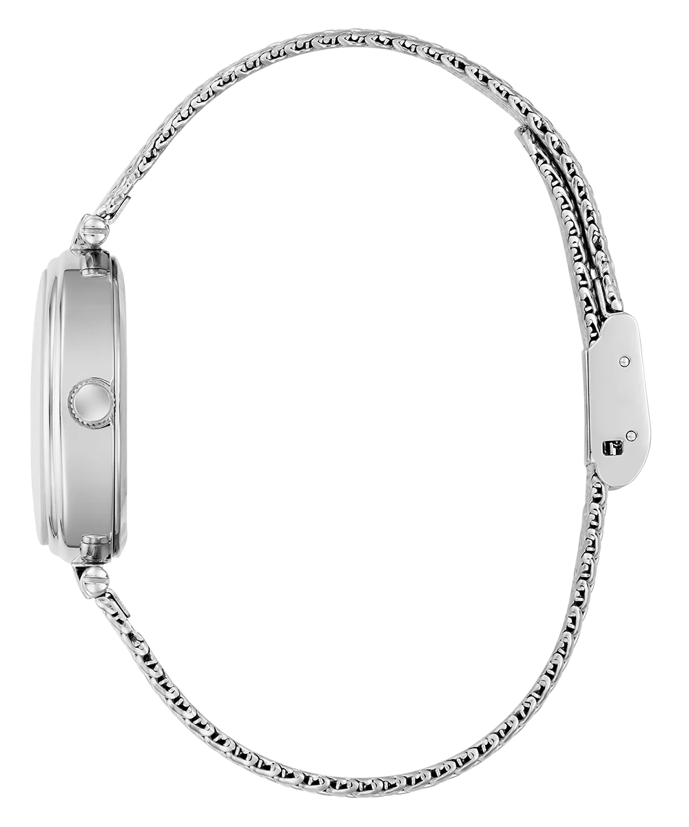 GUESS Ladies Ruby Silver Tone Analog Watch - Image 8