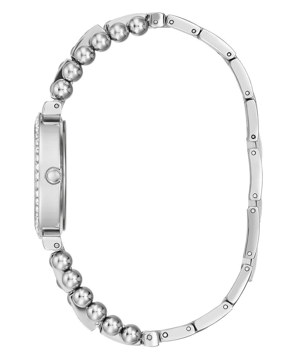 GUESS Ladies Silver Tone Analog Watch - Image 6