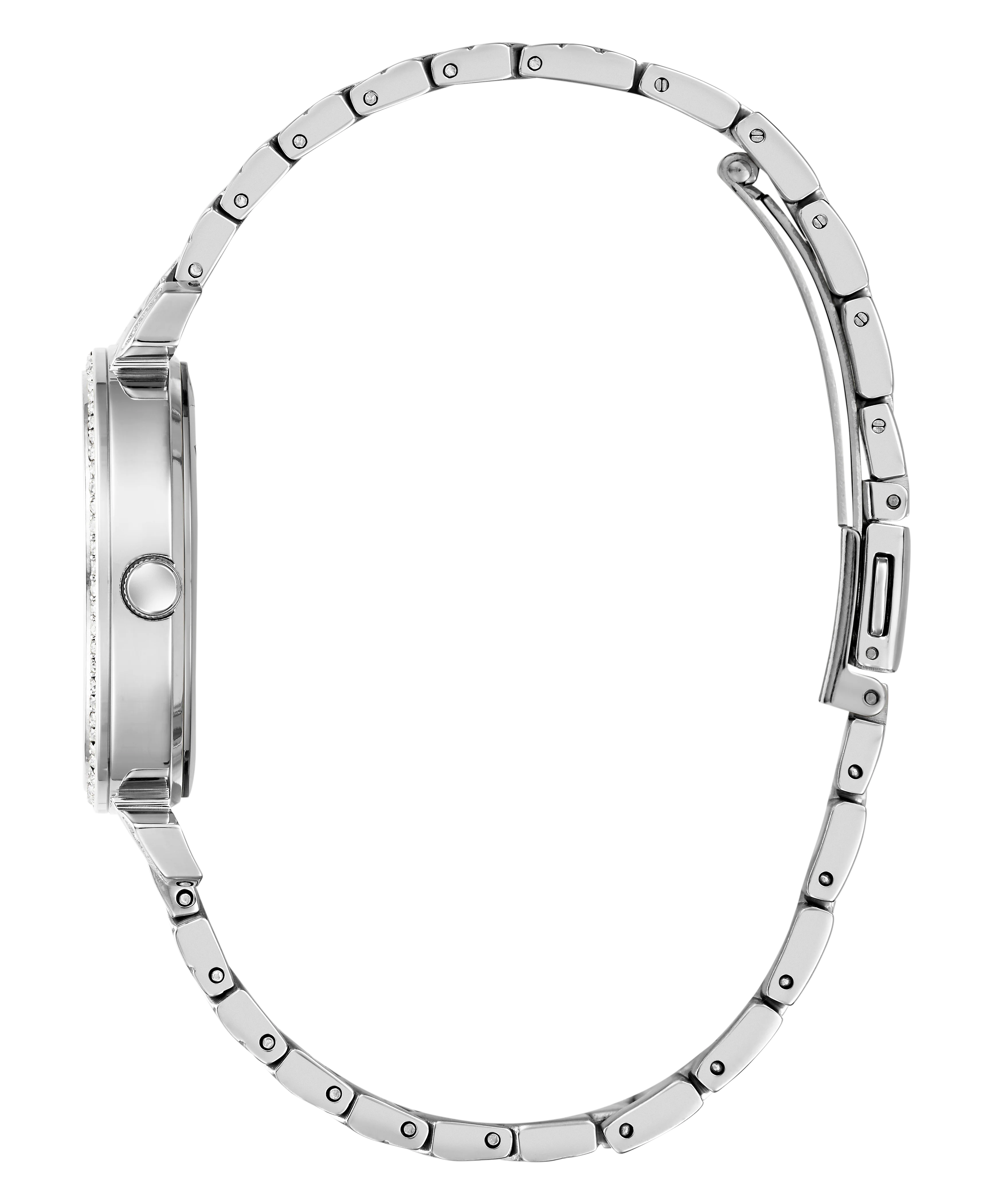 GUESS Ladies Silver Tone Analog Watch - Image 7