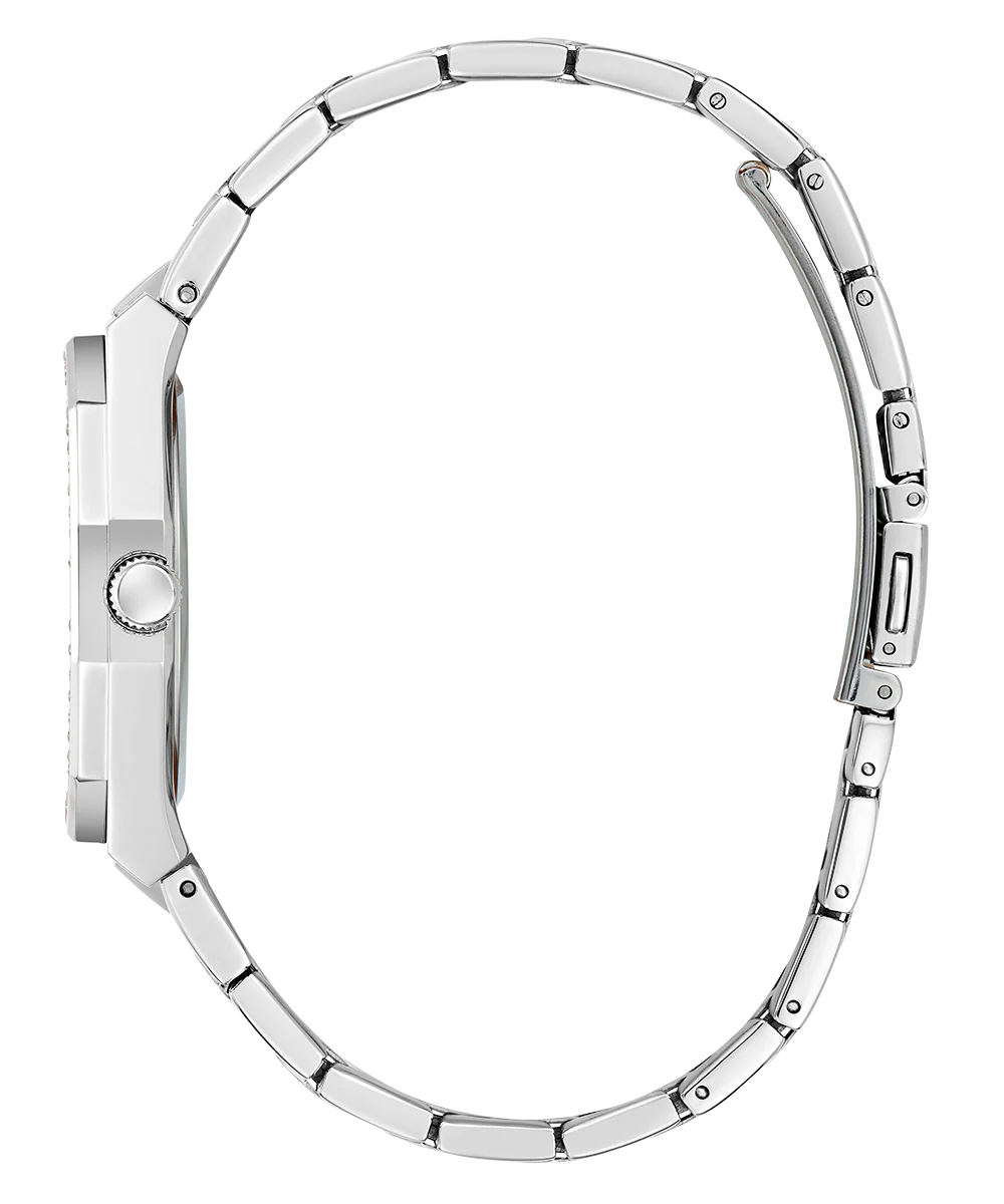 GUESS Ladies Silver Tone Analog Watch - Image 8