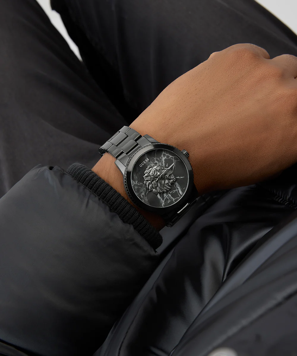 GUESS Mens Black Analog Watch - Image 6